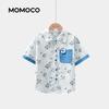 MOMOCO Boys' Short Sleeve Summer Shirt