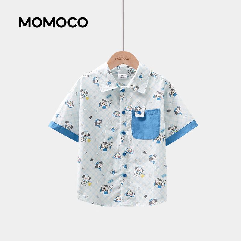 MOMOCO Boys' Short Sleeve Summer Shirt