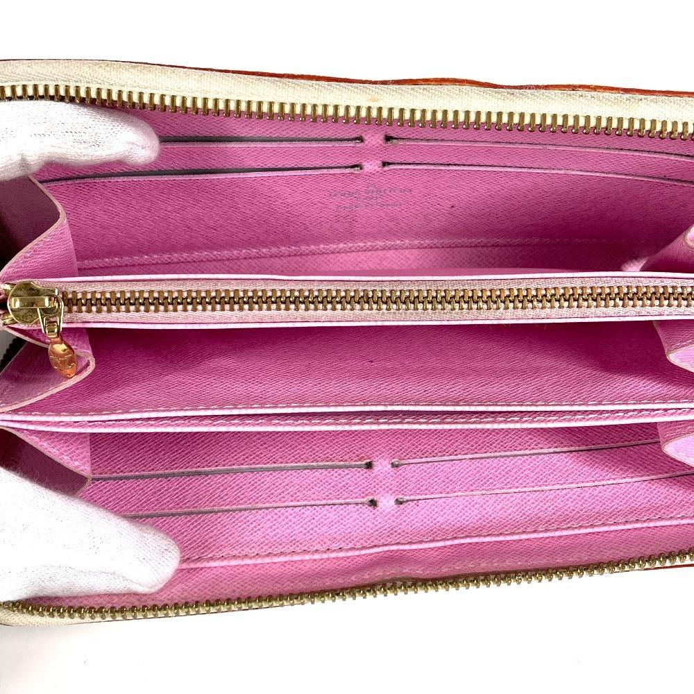 Louis Vuitton M60241 MonogramMulticolore Zippy Wallet Long Wallet White/pink