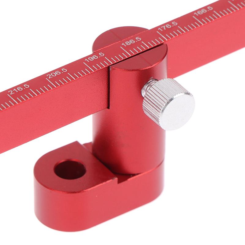 300Mm Adjustable Drawing Circle Ruler Aluminum Scribing Circle Ruler Compass Woodworking Fixed-Point Circle Line Marking Gauge