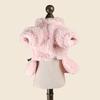 Pet Circle Dog Sweater Small Breed Puppies Soft Fleece Embroidered Letter Dress Pink
