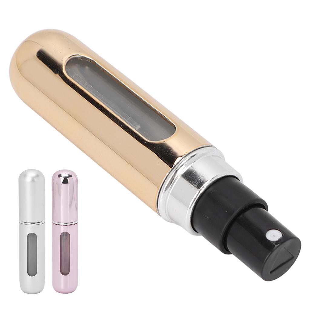 Tragbare Parfümflasche, Zerstäuberflasche zur Flüssigkeitsabgabe für unterwegs, 5 ml