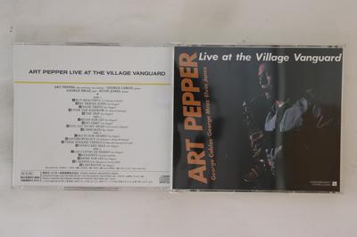 CD ART PEPPER, GEORGE CABLES, GEORGE M - Live At The Village Vanguard VICJ400014 CONTEMPORARY 1991 Japan Obi Jazz Used