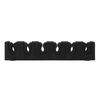 Horizontal Fishing Rod Rack Store 6 Rods Safely Securely Soft Foam Grip Pads Wall Mounted Fishing Pole Holder
