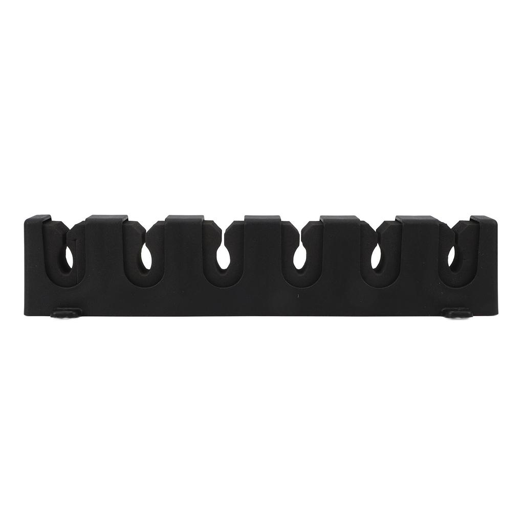 Horizontal Fishing Rod Rack Store 6 Rods Safely Securely Soft Foam Grip Pads Wall Mounted Fishing Pole Holder