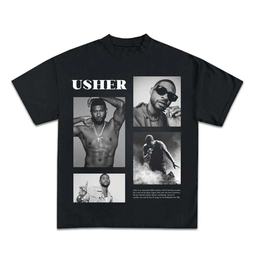 Usher T Shirt Halloween For Women And Unisex Retro Vintage 90S Rap Hip Hop Fan