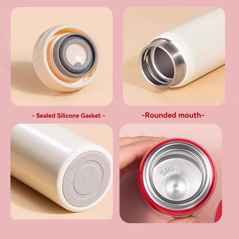 200ML/300ML Stainless Steel Pocket Cup Mini Insulated Cup Car Vacuum Flasks Coffee Cup Portable Leak-proof Thermal Water Bottle