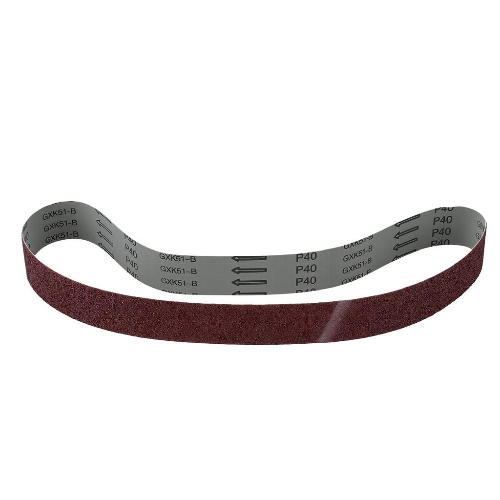 10 Pcs Sanding Belt Set 1220x50mm 40 60 80 100 120 Grit Aluminum Oxide Belt Sandpaper for Wood Metal Plastic