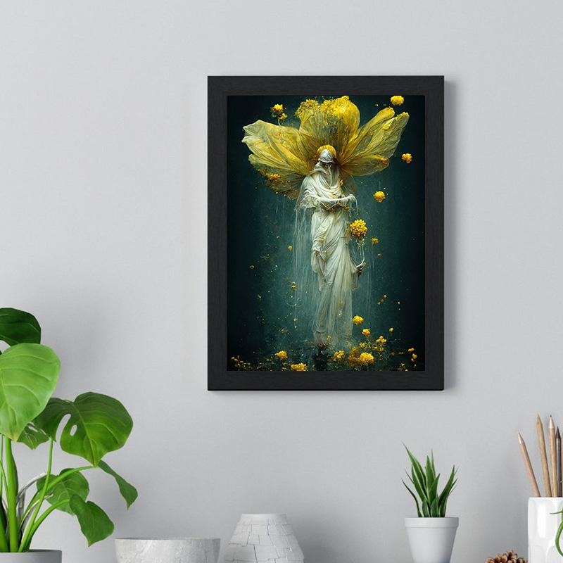 Raven Queen Sacral Redemption Posters and Prints Wall Art Pictures Flower People Canvas Painting Living Room Home Decor Cuadros