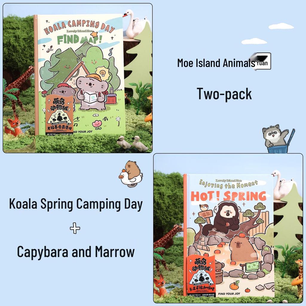 Cute Cartoon Zoo Notebook: Ideal Diary and Gift for Elementary Students