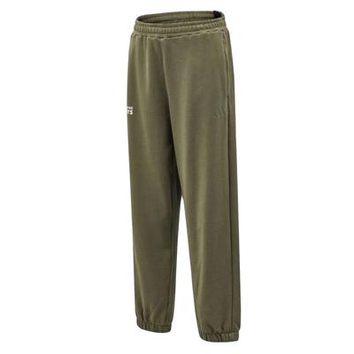 Sport Minimalist Elastic Waist Cuffed Casual Pants Men Bottoms KR2573