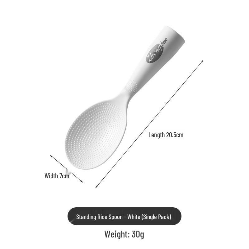 Non-Stick High Temperature Resistant Rice Spoon - Food-Grade Standable Spatula for Serving Rice