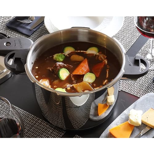 Wonderchef Pressure Cooker, 5.5L, Induction Compatible, Ultra High/High Pressure Switch, Time-Saving, 99.9% Sterilization, Steam, Yoko Hamada, Full-Co