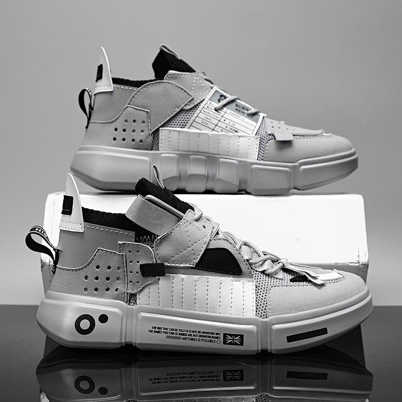 

Весенне-летняя мужская обувь неделя моды подиумная цветная спортивная обувь женская парная теннисная обувь модная крутая мужская обувь 47 серый