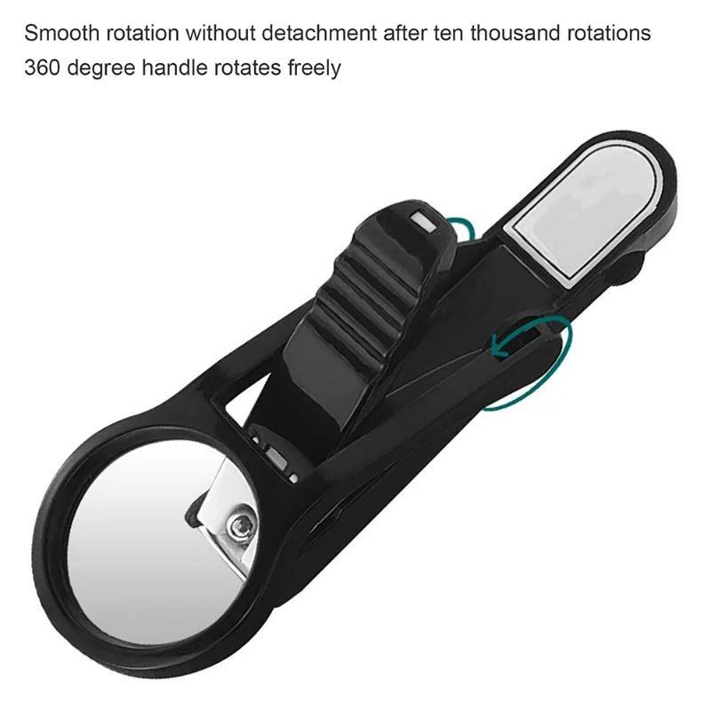 1Pcs Anti-Splash Precise Cutting Nail Trimming Tool Nail Clipper With Magnifying Glass Stainless Steel Elderly Nail Clippers