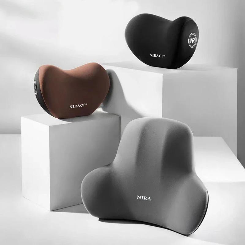 Memory-Schaum-Autonackenkissen schützt Taille und Rücken, stützt atmungsaktive Autokopfstütze, dämpft Druck, Autositzkissen