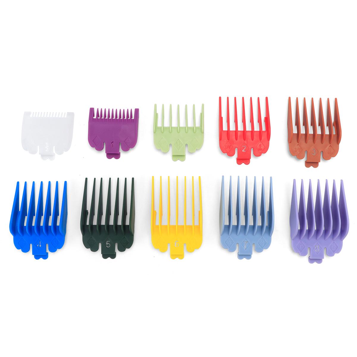 

10Pcs Hair Clipper Guards Barber Accessories Professional Trimmer Attachment Limit Combs Replacement Guards Set
