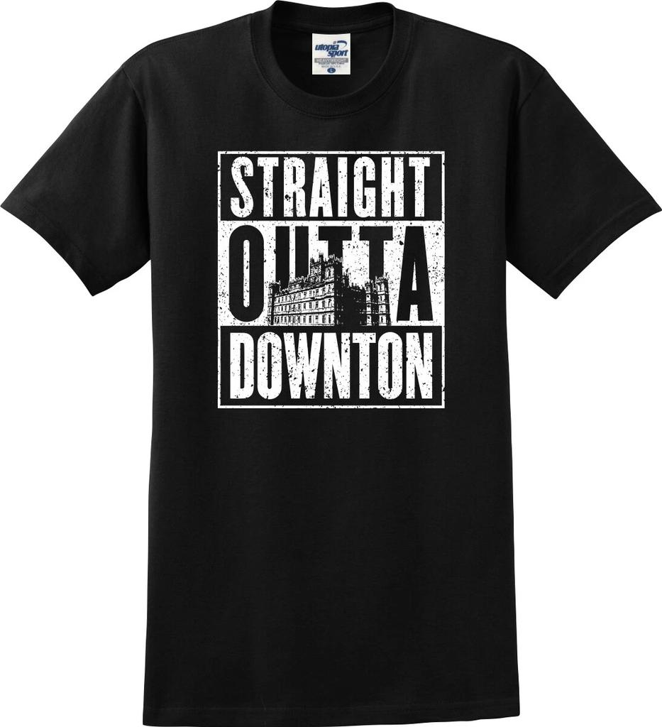 Straight Outta Downton Funny Unisex T shirt (S-5X)