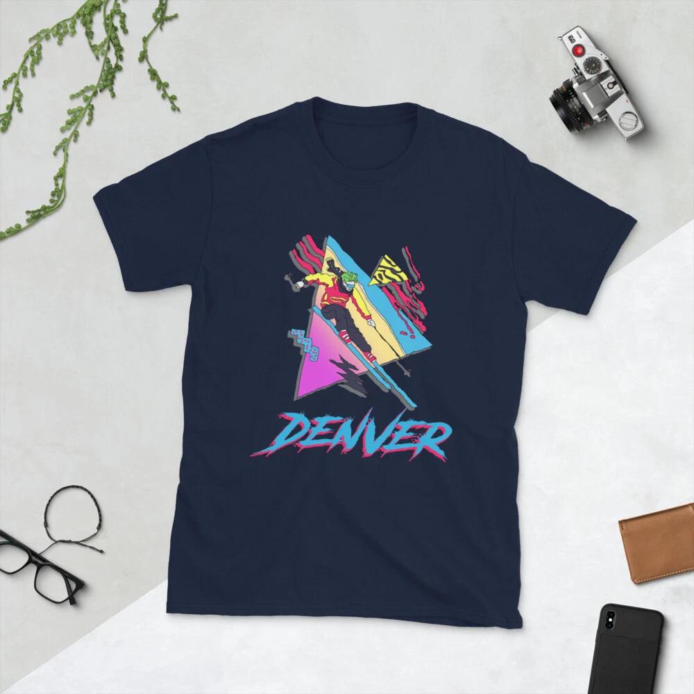 Ski shirt, Denver Shirt, Denver Gift, Ski Gift, Skiing Colorado, Unisex T-Shirt S