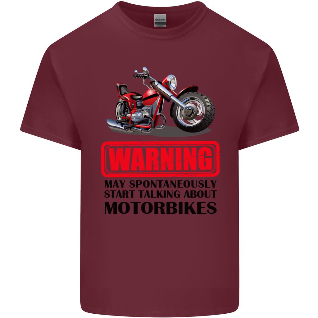 Start Talking About Motorbikes Motorcycle Unisexs Light Cotton TShirt