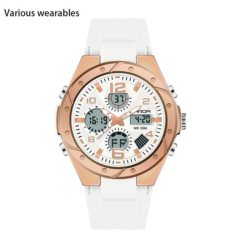 New Watch Student Sports Watch Korean Version Simple Temperament Waterproof Electronic Watch Trend Ins Wind