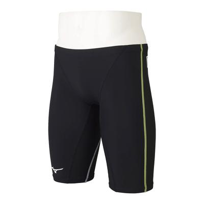 FX SONIC Prism Meias de Compressão Curtas Preto x Tamanho para Natação Competitiva e Desafio FINA Masculino (N2MB1030, Neolime, L) Nadadores. (Internacional