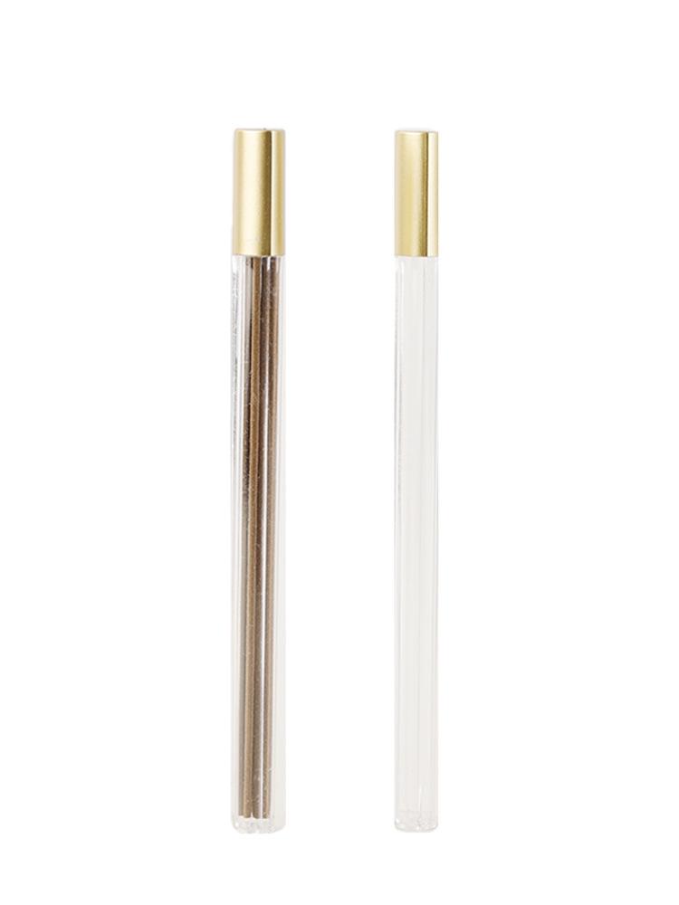 Acrylic Incense Holder - Transparent Tube for Short & Long Agarwood & Sandalwood Sticks, Includes Trial Pack