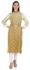 Bimba Printed  Designer  Kurta  For Womens Straight Kurti V-Neck Ethnic  Traditional  Wear - Cotton
