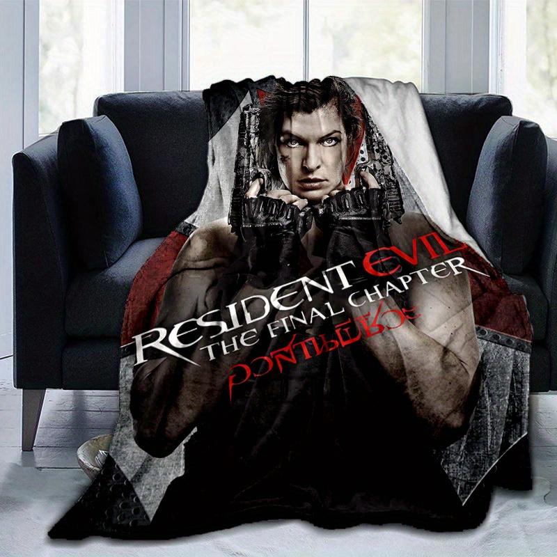 1pc Resident Evil: The Final Chapter, Cozy Home Decor Blanket Gift | Flannel Throw for Bedroom, Living Room, Travel, Camping, Car, Beach, Office Naps