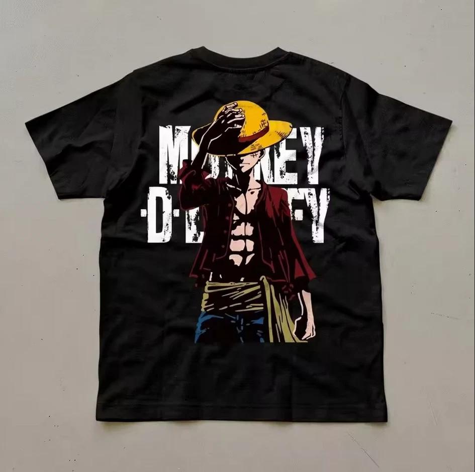 

Unisex Japanese Anime Oversized T-T-Shirt Y2K Harajuku Short Sleeve Summer Top Tee 2XL