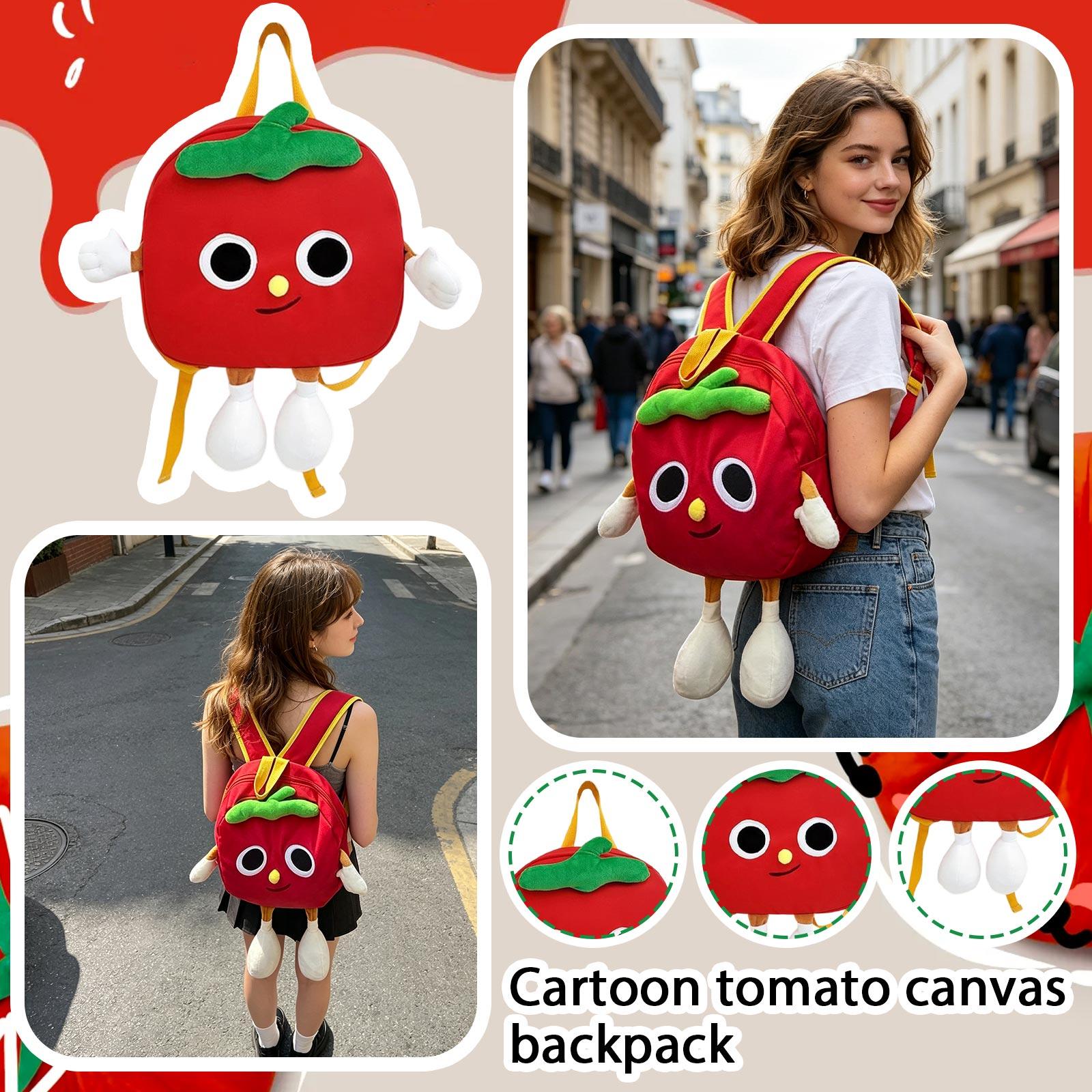 Tomato Backpack for Women Men Casual Everyday Use One Size