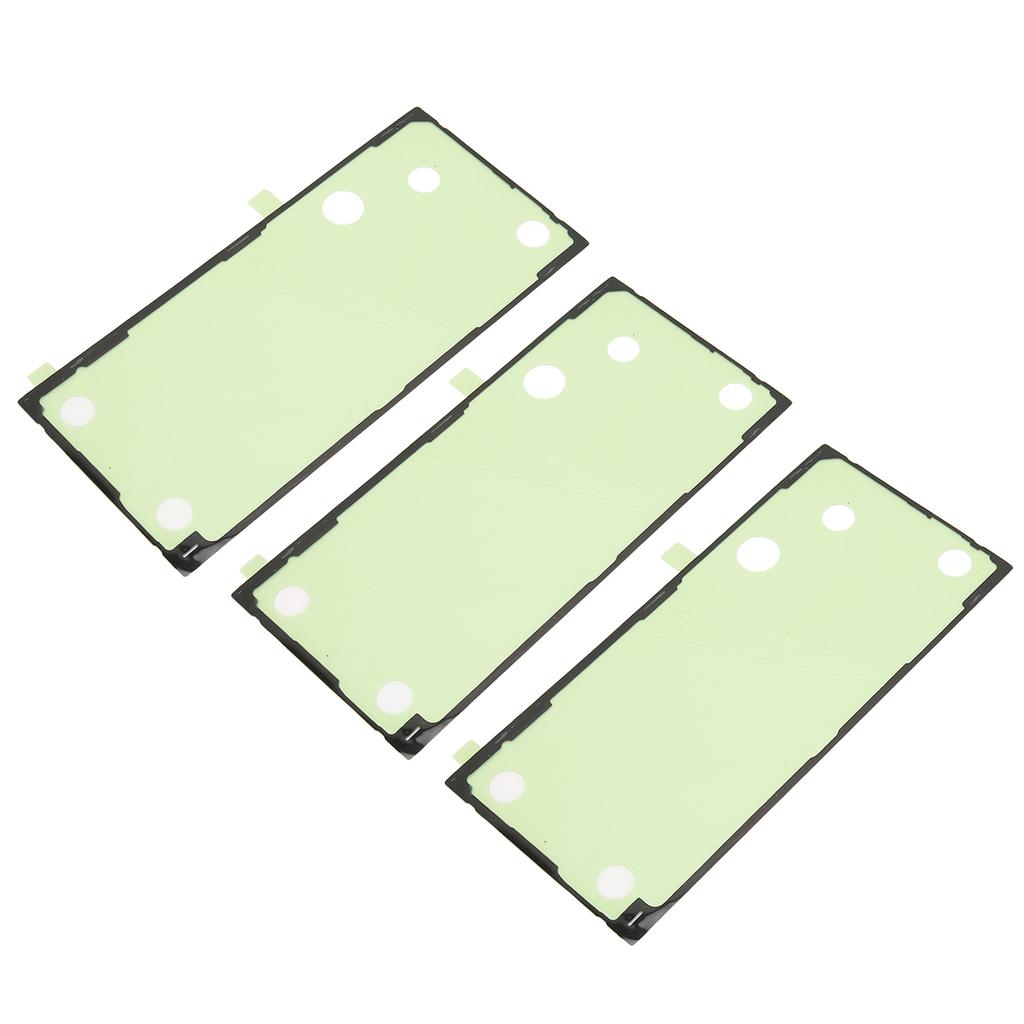 3PCS Phone Back Cover Sticker Plastic Back Cover Plate Adhesive Glue for Samsung Galaxy S22 Ultra 5G S908