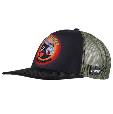 Looney Tunes Trucker Cap, Mens Black Cap