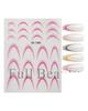 French Nail Stickers Liner Nail Art Decals Colorful Sliders Manicure Decor