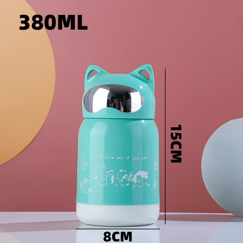 New Creative Money Cat Cartoon Water Cup Double Layered Small Gift Cup Advertising Glass Cup Water Cup