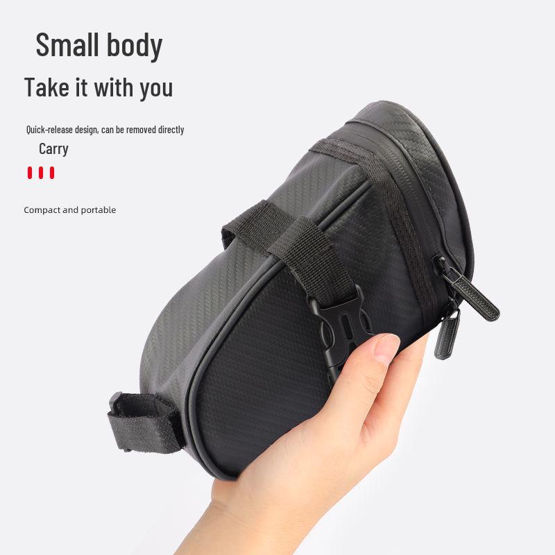 Bike Seatpost Saddle Bag - Rear Seat Cushion Bag for Cycling & Mountain Bikes