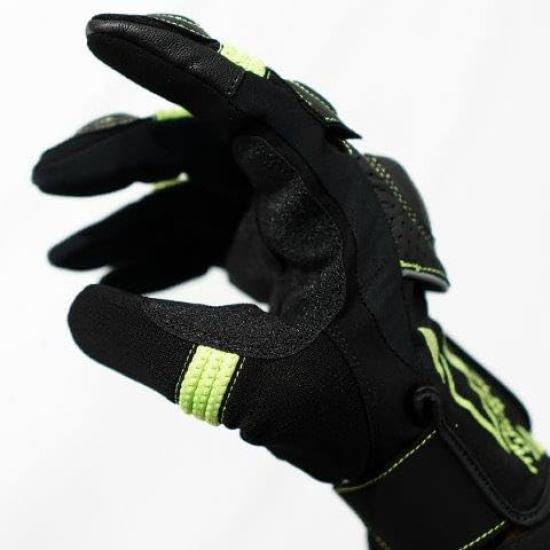 Elf Motorcycle Nero Mesh Size Black Red EG-S527 Gloves, Spring/Summer Model, Gloves, Small, &