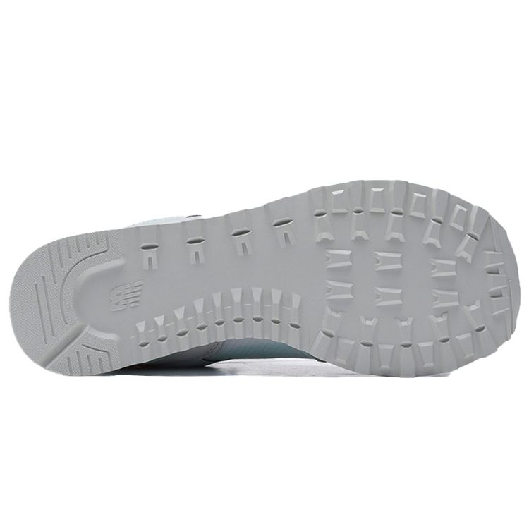 New Balance Nb 574 Series Retro Casual Fabric Synthetic Leather Low Top Casual Running Shoes Women Sneaker Gray Blue WL574ISC