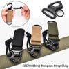 Belt Clip Camping Accessories Quickdraw Carabiner Holder Hooks Webbing Backpack Strap Water Bottle Hanger