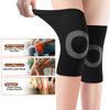 2 PCS Warm Knee Pads with Plush Interior Elastic Bands Nonslip Fit Designed for Cold Weather Sports and Activities