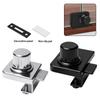 No Drill Glass Cabinet Lock With Anti Theft Design Easy Install Perfect For Home Display Cabinets Showcases