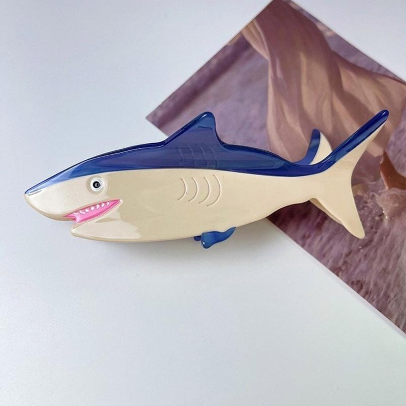 Delicate Ocean Animal Shape Hair Claw for Woman Girl Skincare Makeup Jaw Clip for Thin Hair Ponytail Hold Hair Clip