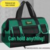 Heavy-Duty Wear-Resistant Electrician's Canvas Tool Bag with Extra Thick Fabric for Woodworking and Construction Storage