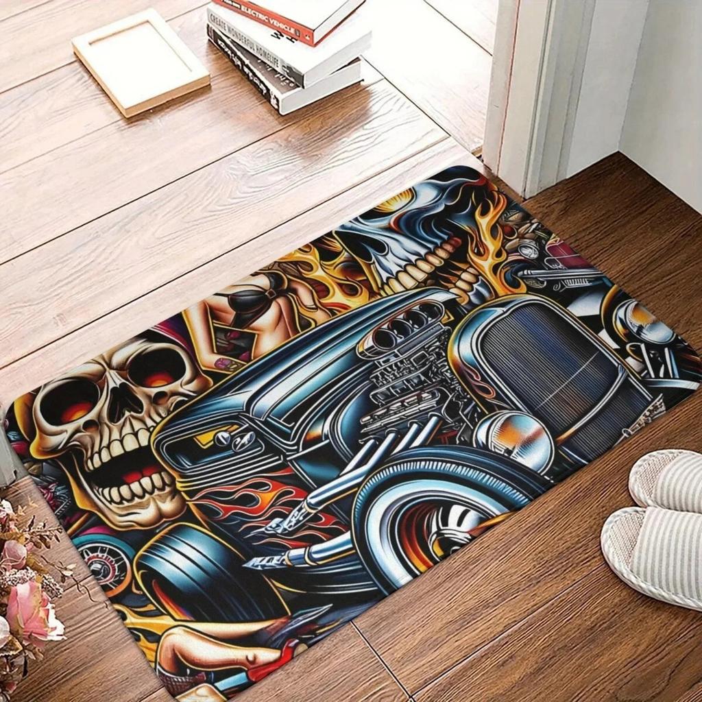1PC Funny Characters Dinosaur Area Door Mats Kitchen Rugs Non-Slip Pop Bedroom Rugs Bath Mat Carpet for Home Sink Laundry Decor
