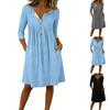 Modisches, locker sitzendes Freizeitkleid für Damen in verschiedenen Farben