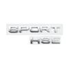 Car 3D chrome plated logo letter front hood sports badge For Land Rover RANGE ROVER ABS Sport HSE sticker decorative accessories BQ9