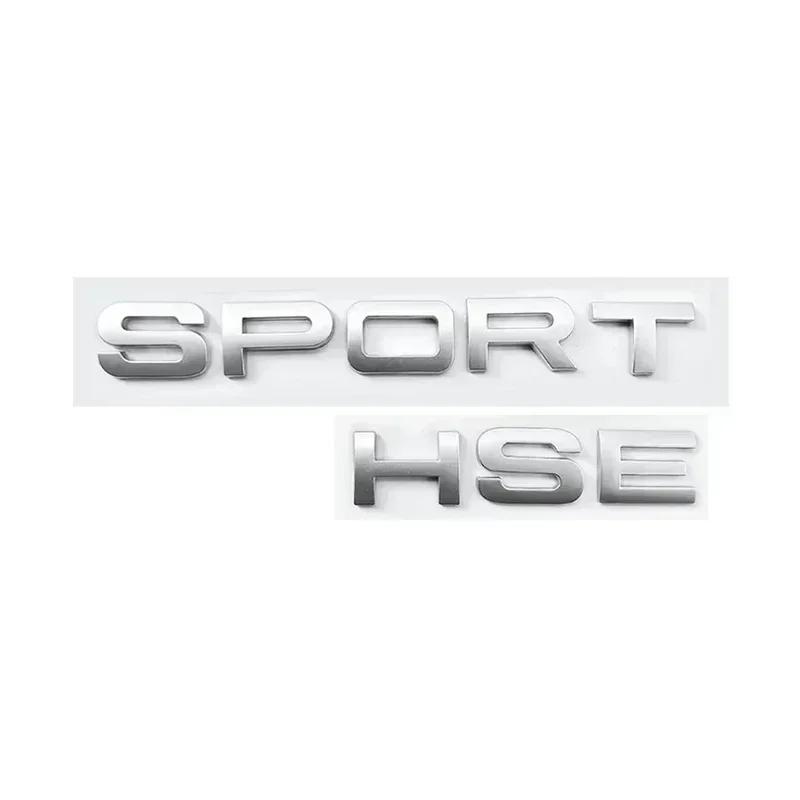 Car 3D chrome plated logo letter front hood sports badge For Land Rover RANGE ROVER ABS Sport HSE sticker decorative accessories BQ9