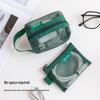 Large Capacity Mesh Zipper Bag for Coins, Keys, Cables, Earphones, and Phone Accessories
