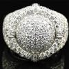 Elegant Micro Paved Zircon Rings for Women 925 Silver Plated Fashion Jewelry