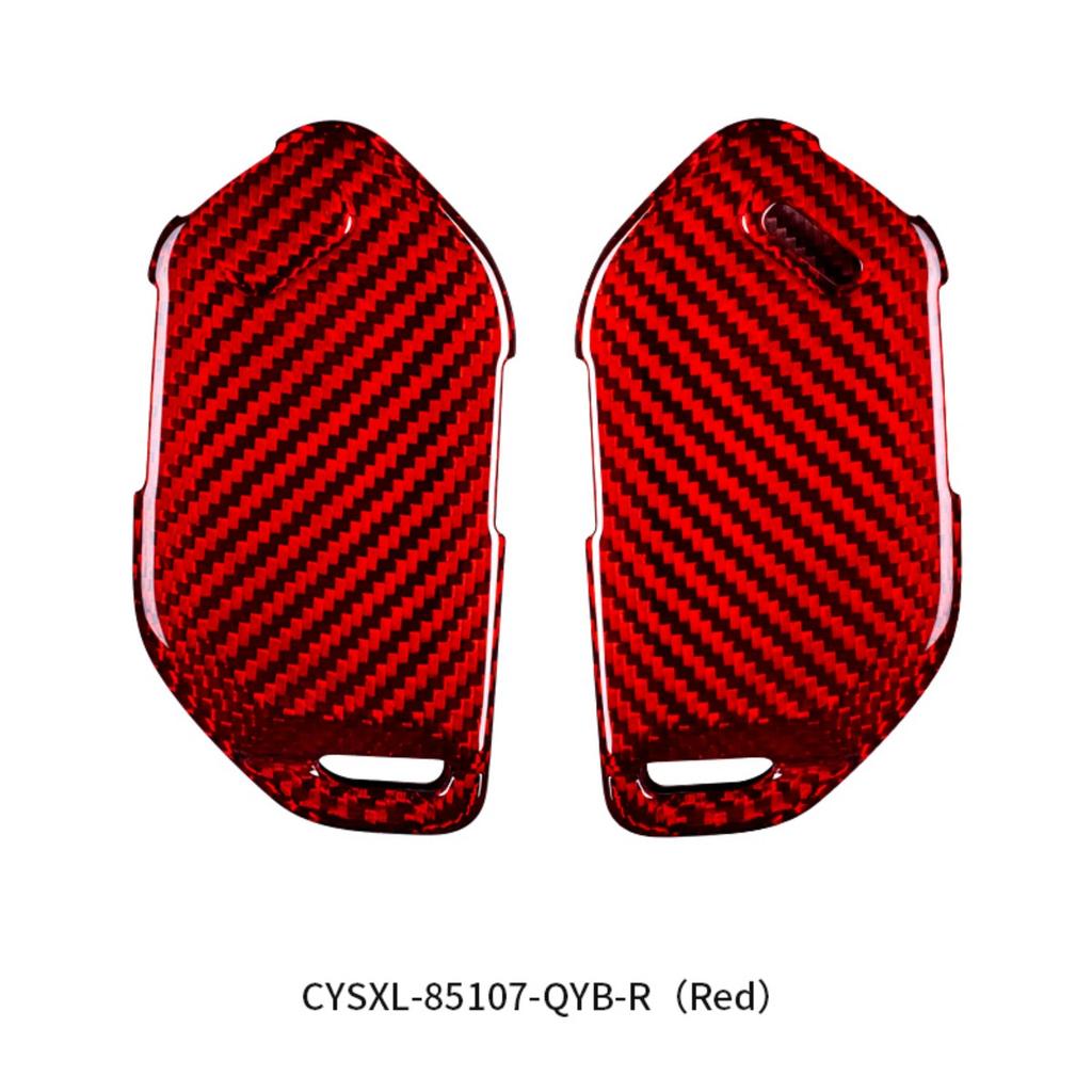 T-Carbon Carbon Fiber Car Key Case Cover For Kia Ev9 Picanto Sorento Mq4 Carnival Ka4 Morning K5 Carens Key Case Accesories